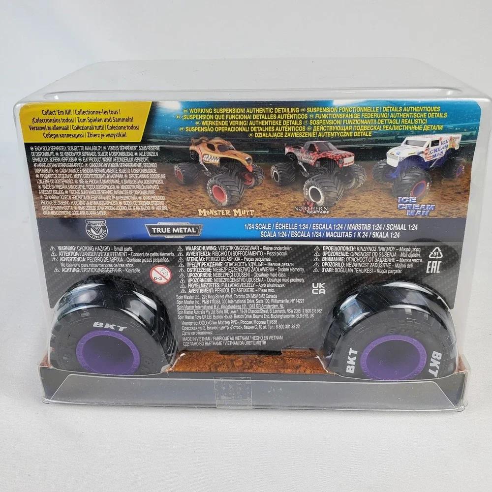 Monster Jam  Spin Master 1:24 Scale Grave Digger True Metal NEW IN BOX